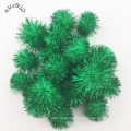 20MM,60PCS PER BAG Large Christmas Green Pompom